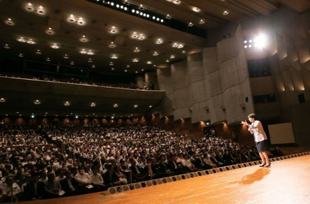 다카이치 사나에 일본 자민당 의원이 지난달 2일 사이타마현에서 강연하는 모습. 다카이치 사나에 인스타그램