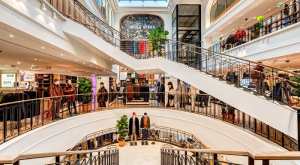 The Uniqlo flagship store located next to the historic theater building, the Paris Opera Garnier, has become a popular Paris landmark since its renovation and reopening last year. (Uniqlo)