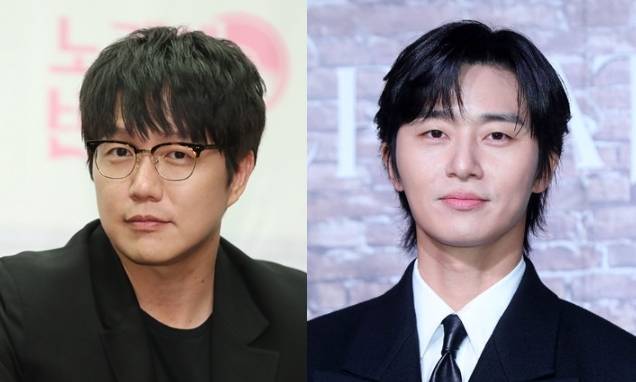 가수 성시경(왼쪽)과 배우 박서준. 뉴시스