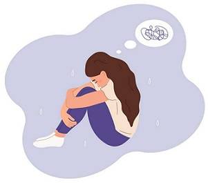 우울증 형상화 이미지. [출처 셔터스톡]