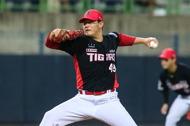 KIA가 방출을 결정한 김유신. 사진 | KIA 타이거즈