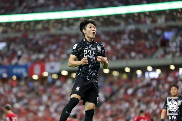 배준호(남자 축구대표팀). 대한축구협회 제공