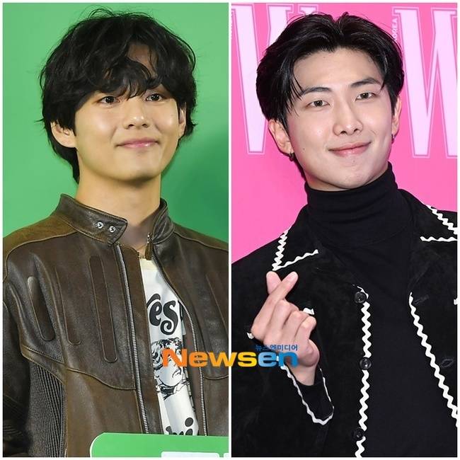 사진=방탄소년단 뷔, RM / 뉴스엔DB