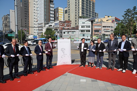 서윤복길 제막식(사진=마포구)