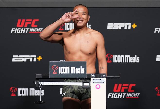 UFC 미들급 파이터 박준용. 사진=UFC