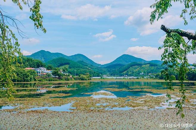 호수에 비친 풍경이 그림처럼 아름다운 금호지의 모습. /사진=한국관광공사