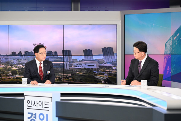 강수현 양주시장 KBS1TV인사이드 경인 방송 출연 모습(사진제공=양주시청)