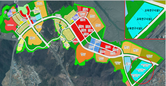 미단시티 국제학교 공모지 위치도 [사진=인천경제청]