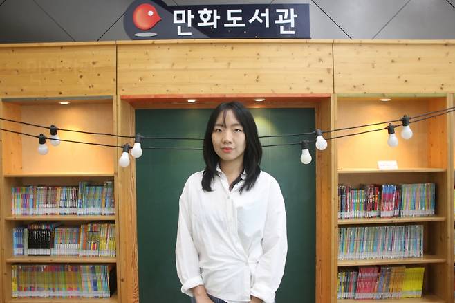 Seo Ireh, writer of webtoon series "Jung-nyeon" (Korea Manhwa Contents Agency)