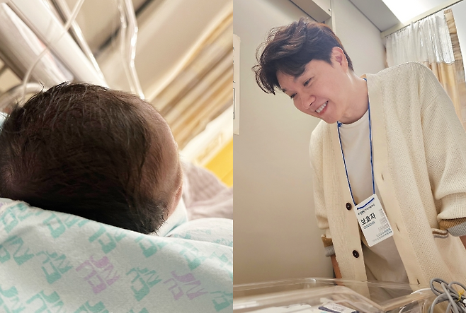방송인 박수홍이 14일 결혼 3년만에 아빠가 됐다. 사진 | 김다예 채널