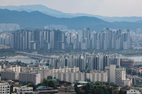 서울 남산에서 바라본 아파트. (사진=연합뉴스)