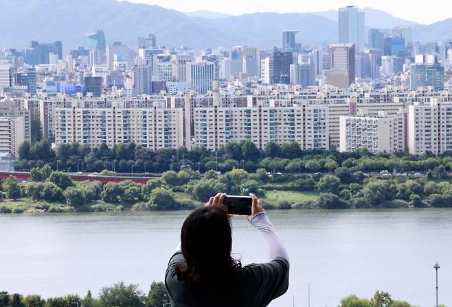 서울 압구정 일대 아파트 단지 모습. 사진은 기사와 직접적 관련 없음. [연합]