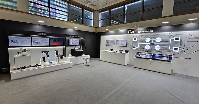 &nbsp; 현대모비스 프라이빗 부스 전경(출처:한국자동차기자협회)