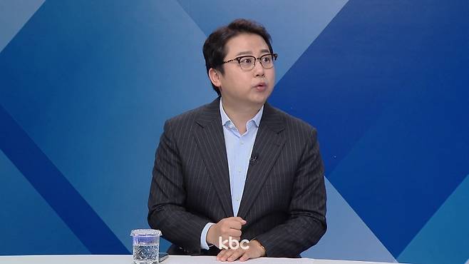 ▲ 16일 KBC '여의도초대석'에 출연한 장예찬 전 국민의힘 청년최고위원