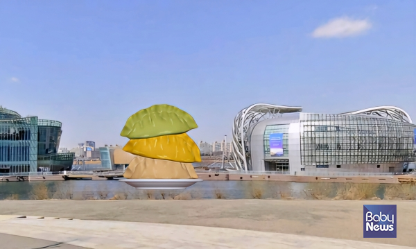 세빛섬 이벤트 대형 만두 조형물 조감도. ⓒ세빛섬