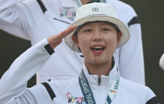 전국체전 MVP 임시현. 연합뉴스