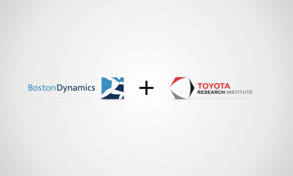 The logos of Boston Dynamics and Toyota Research Institute (Toyota)