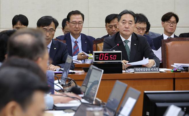 18일 국회 보건복지위원회가 국민연금공단, 한국사회보장정보원을 대상으로 국정감사를 실시했다. 연합뉴스