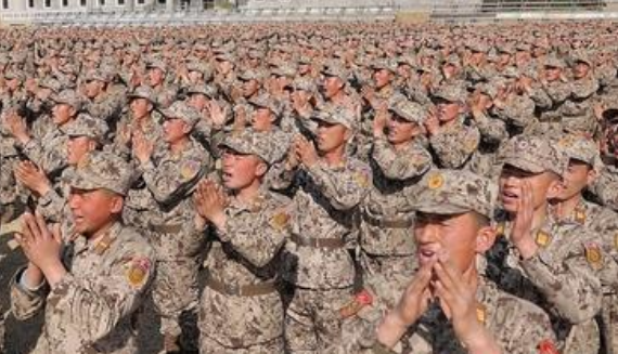 북한군의 모습. [사진=조선중앙통신연합뉴스]