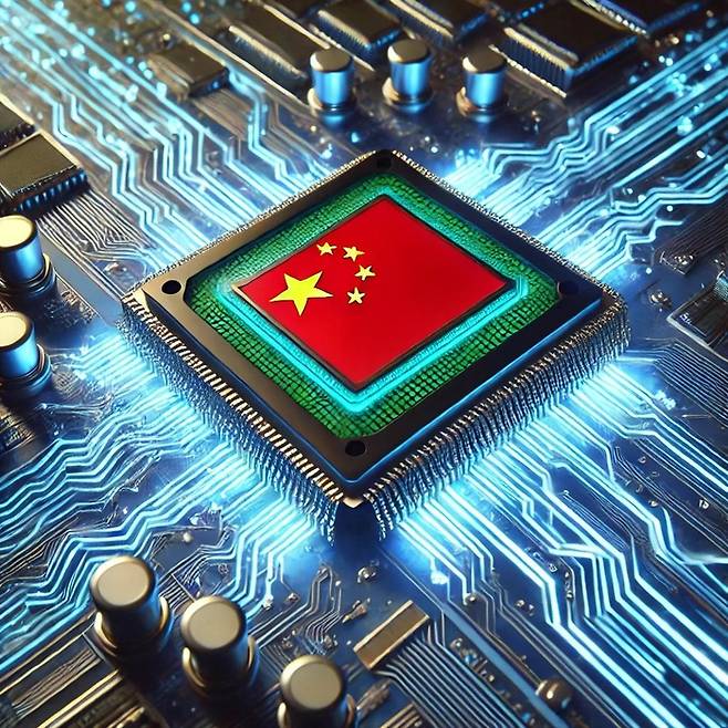 중국산 반도체 이미지. DALL·E