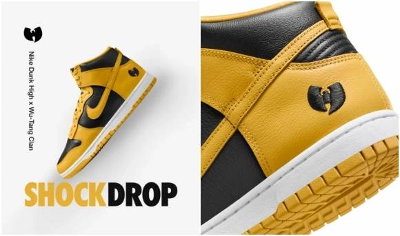 나이키 덩크 하이 우탱의 쇼크 드롭 예고 이미지 / 사진=나이키