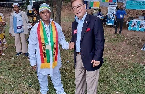 미국 조지아주 4선거구 공화당 연방하원의원 후보 유진철 전 미주한인회총연합회장 [유진철 회장 홈페이지=연합뉴스. 재판매 및 DB 금지]