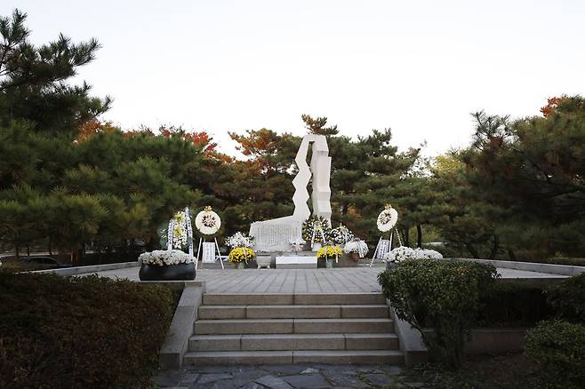 성수대교 참사 희생자 위령탑 [서울시 제공. 재판매 및 DB 금지]