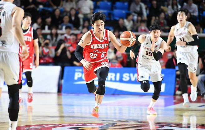 달리는 오재현 [KBL 제공. 재판매 및 DB 금지]