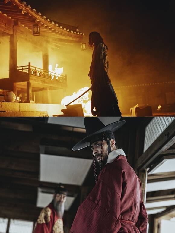 김상만 감독은 "강동원 씨가 보여준 내적에서 우러나오는 여유로움이 천영과 잘 맞겠다고 생각했다. 또한 박정민 씨는 종려가 갖고 있는 감정의 폭을 잘 표현해 줄 배우라고 생각했다"고 밝혔다. /넷플릭스