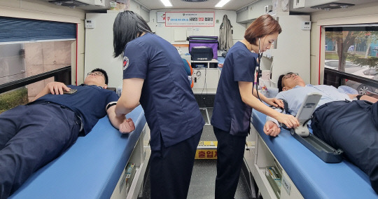 유한양행이 올 하반기에도 헌혈캠페인을 진행했다. 유한양행 제공.