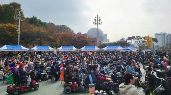 지난해 서울 강서구에서 열린 장애인 어울림한마당의 모습. 강서구 제공