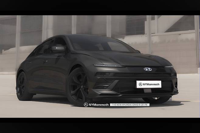 아이오닉 6 페이스리프트 예상도