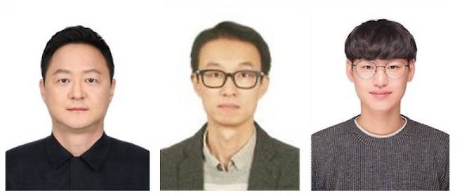 (왼쪽부터) 뇌인지과학과 백세범 교수, 이상완 교수, 천정환 석사과정, KAIST 제공