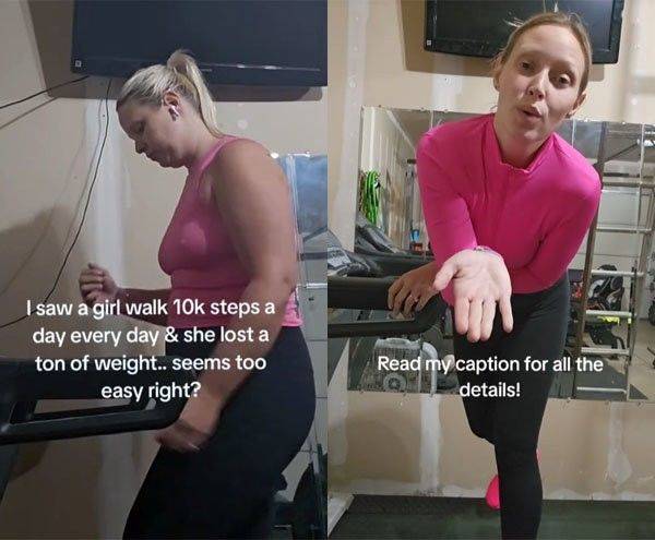 [서울=뉴시스] 14일(현지 시각) 미국 오리건 주에 사는 30세 여성 레이바 레예스 씨는 자신의 사회관계망서비스(SNS)에 운동 시작 후 지금까지 몸의 변화를 보여주는 영상을 올리자 21일 현재&nbsp;조회 수 230만 건을 기록했다.&nbsp;(사진=틱톡 갈무리) *재판매 및 DB 금지