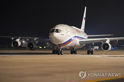 러시아 특수비행 편대 소속 Il-96-300 항공기  [타스=연합뉴스 자료사진. 재판매 및 DB금지]