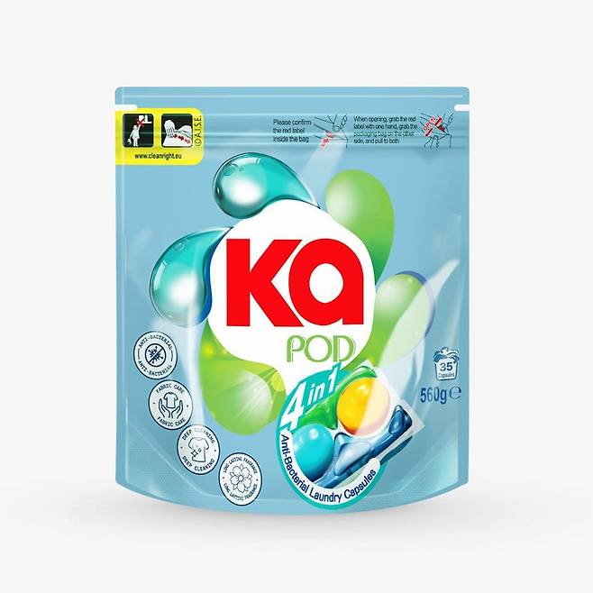 카포드 듀얼코어 캡슐세제 파워플러스: 딥클린, 탈취 기능 강화한 9배 농축 4챔버, 프레시 머스크 향, 약알칼리성 7kg용 35개입 2만9백원.