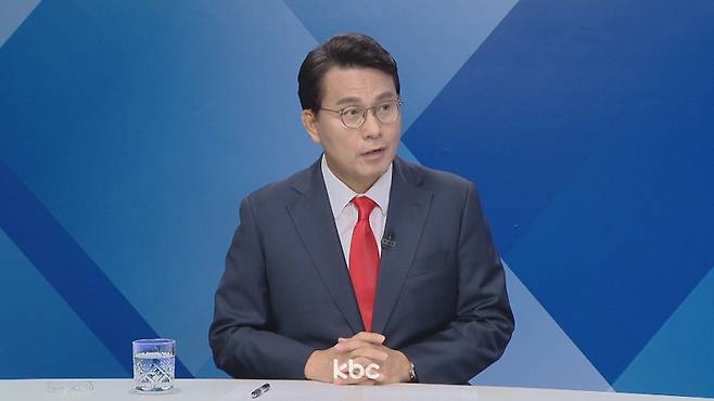 ▲ 23일 KBC '여의도초대석'에 출연한 국민의힘 윤상현 의원 