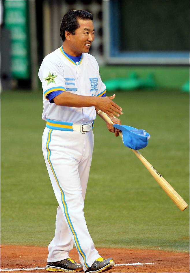 2010 KBO 올스타전 당시 장효조. 사진 | 삼성 라이온즈