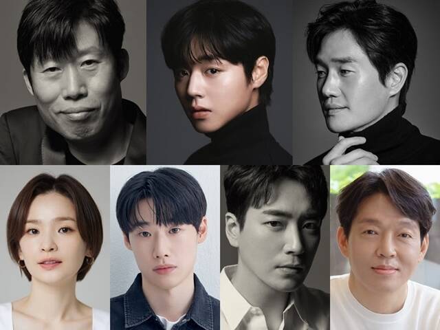 배우 유해진 박지훈 유지태 박지환 이준혁 김민 전미도(왼쪽 위부터 시계방향)가 영화 '왕과 사는 남자'에 출연한다. /각 소속사