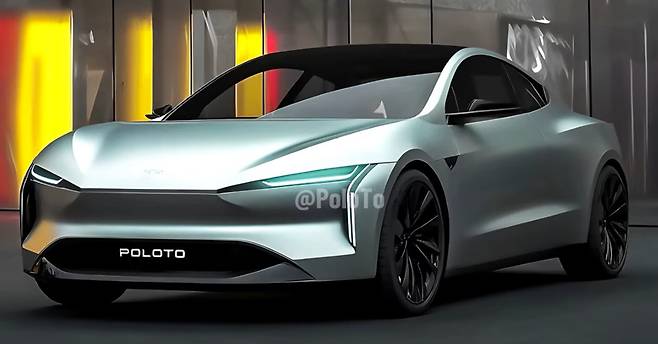 테슬라 모델 2 예상도(출처: 유튜브&nbsp;PoloTo)