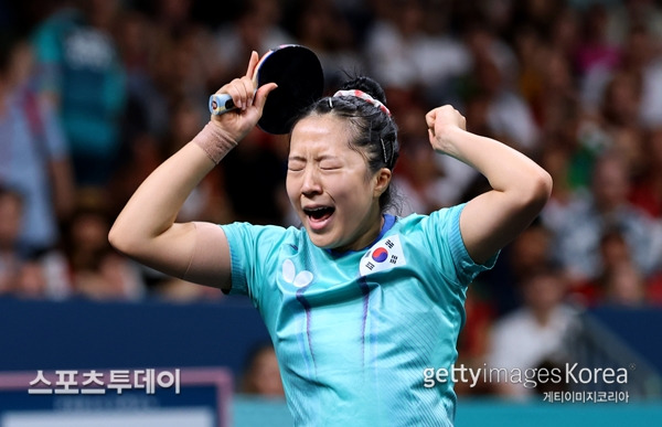 신유빈 / 사진=Gettyimages 제공