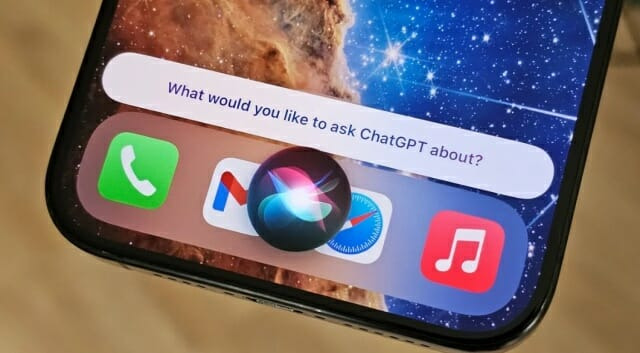 iOS 18.2에 추가된 챗GPT-시리 통합 기능 (사진=씨넷)