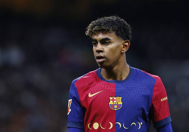 바르셀로나 라민 야말. <저작권자(c) 연합뉴스, 무단 전재-재배포, AI 학습 및 활용 금지>