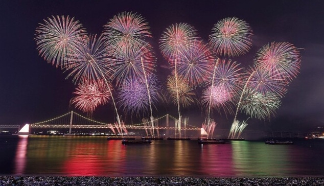 부산 불꽃축제. 연합뉴스