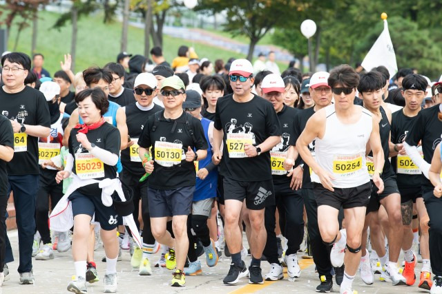 27일 낙동강체육공원에서 구미시민마라톤대회가 열렸다. ⓒ구미시