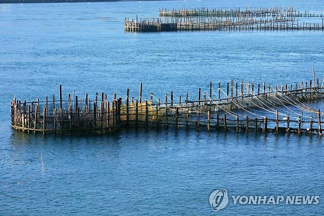 죽방렴어업 [남해군 제공. 재판매 및 DB 금지]