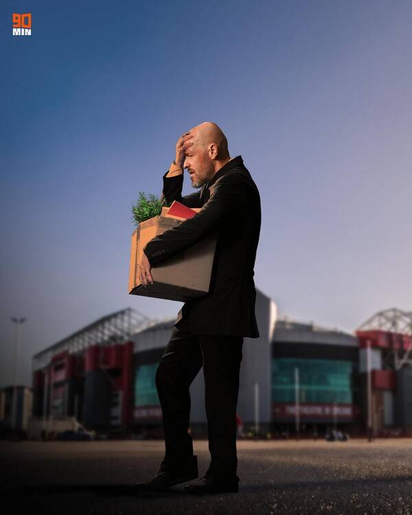 맨체스터 유나이티드의 에릭 텐 하흐 감독. 사진┃90min