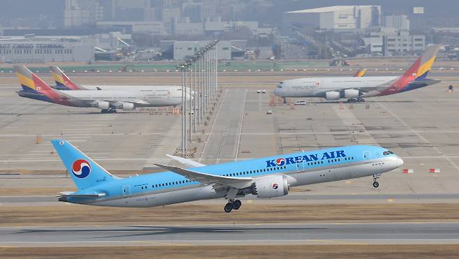 인천국제공항 전망대에서 바라본 공항 계류장. (사진=연합뉴스)