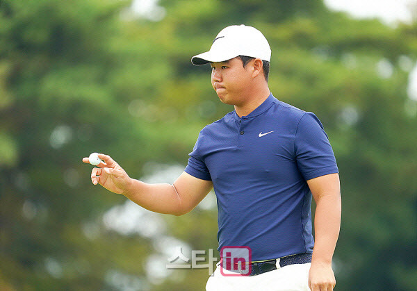 김주형이 제네시스 챔피언십 4라운드 2번홀에서 경기하고 있다. (사진=이데일리 골프in 김상민 기자)