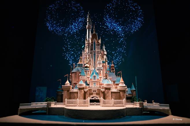 A model of the Castle of Magic Dreams at Hong Kong Disneyland [EXHIBITION HUB ASIA]